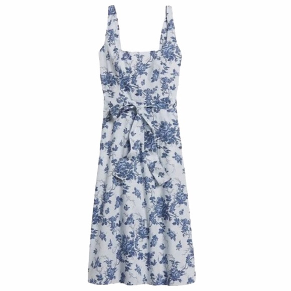 Banana Republic Poplin Square Neck Dress